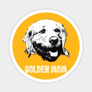 Golden Retriever Mom Retriever Design Magnet